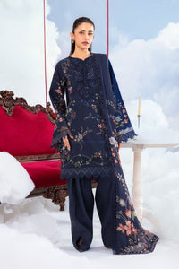Maria B | M Basics Dreamscape Eid Lawn | MB-CUSV14-07B by Maria B - Designer Dress  - Type : Ladies Clothes - Available at Libayah - 100% Original 