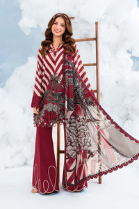 Maria B | M Basics Dreamscape Eid Lawn | MB-CUSV14-08B by Maria B - Designer Dress  - Type : Ladies Clothes - Available at Libayah - 100% Original 