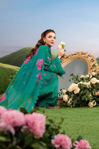 Maria B | M Basics Dreamscape Eid Lawn | MB-CUSV14-09A by Maria B - Designer Dress  - Type : Ladies Clothes - Available at Libayah - 100% Original 