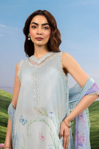 Maria B | M Basics Dreamscape Eid Lawn | MB-CUSV14-10A by Maria B - Designer Dress  - Type : Ladies Clothes - Available at Libayah - 100% Original 