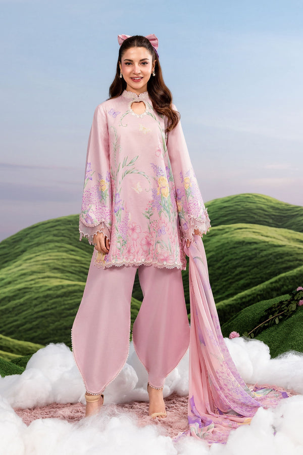 Maria B | M Basics Dreamscape Eid Lawn | MB-CUSV14-10B by Maria B - Designer Dress  - Type : Ladies Clothes - Available at Libayah - 100% Original 