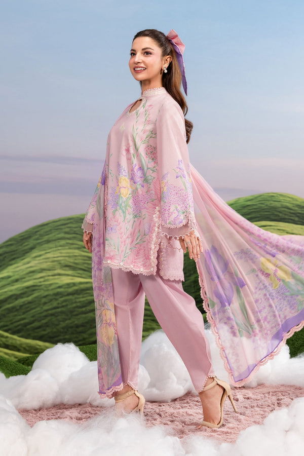 Maria B | M Basics Dreamscape Eid Lawn | MB-CUSV14-10B by Maria B - Designer Dress  - Type : Ladies Clothes - Available at Libayah - 100% Original 