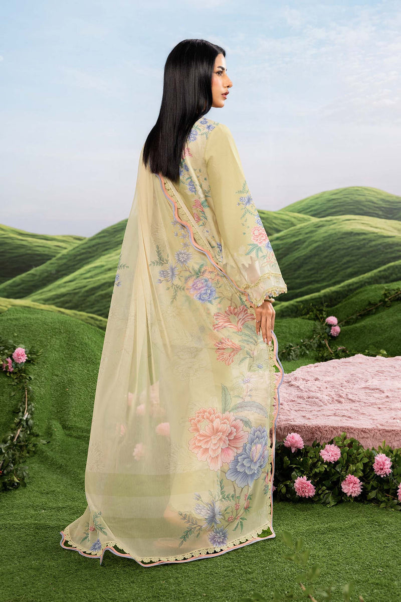Maria B | M Basics Dreamscape Eid Lawn | MB-CUSV14-11A by Maria B - Designer Dress  - Type : Ladies Clothes - Available at Libayah - 100% Original 