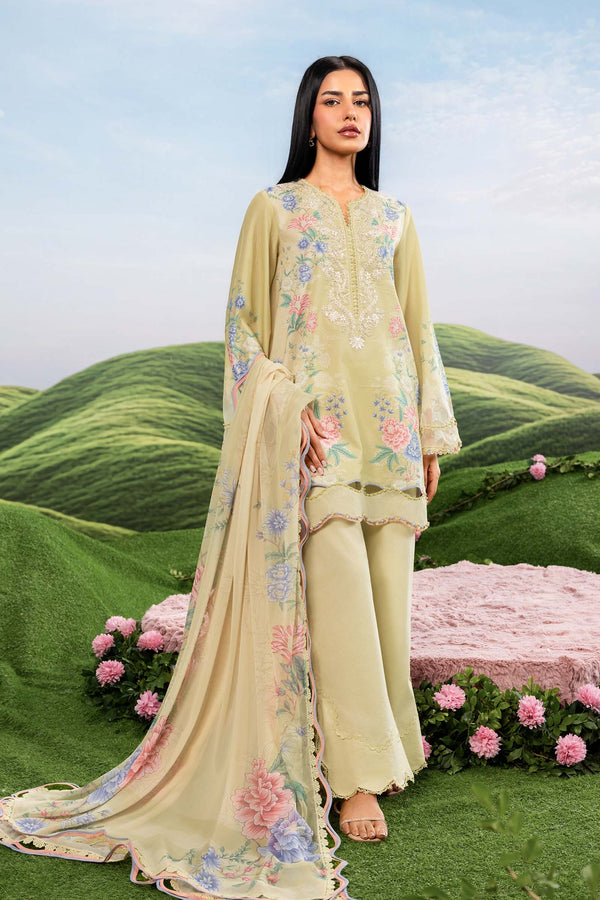 Maria B | M Basics Dreamscape Eid Lawn | MB-CUSV14-11A by Maria B - Designer Dress  - Type : Ladies Clothes - Available at Libayah - 100% Original 