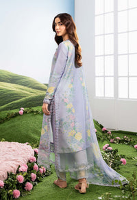 Maria B | M Basics Dreamscape Eid Lawn | MB-CUSV14-11B by Maria B - Designer Dress  - Type : Ladies Clothes - Available at Libayah - 100% Original 