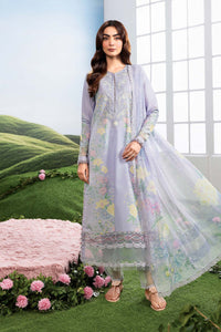 Maria B | M Basics Dreamscape Eid Lawn | MB-CUSV14-11B by Maria B - Designer Dress  - Type : Ladies Clothes - Available at Libayah - 100% Original 