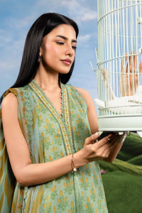 Maria B | M Basics Dreamscape Eid Lawn | MB-CUSV14-12B by Maria B - Designer Dress  - Type : Ladies Clothes - Available at Libayah - 100% Original 