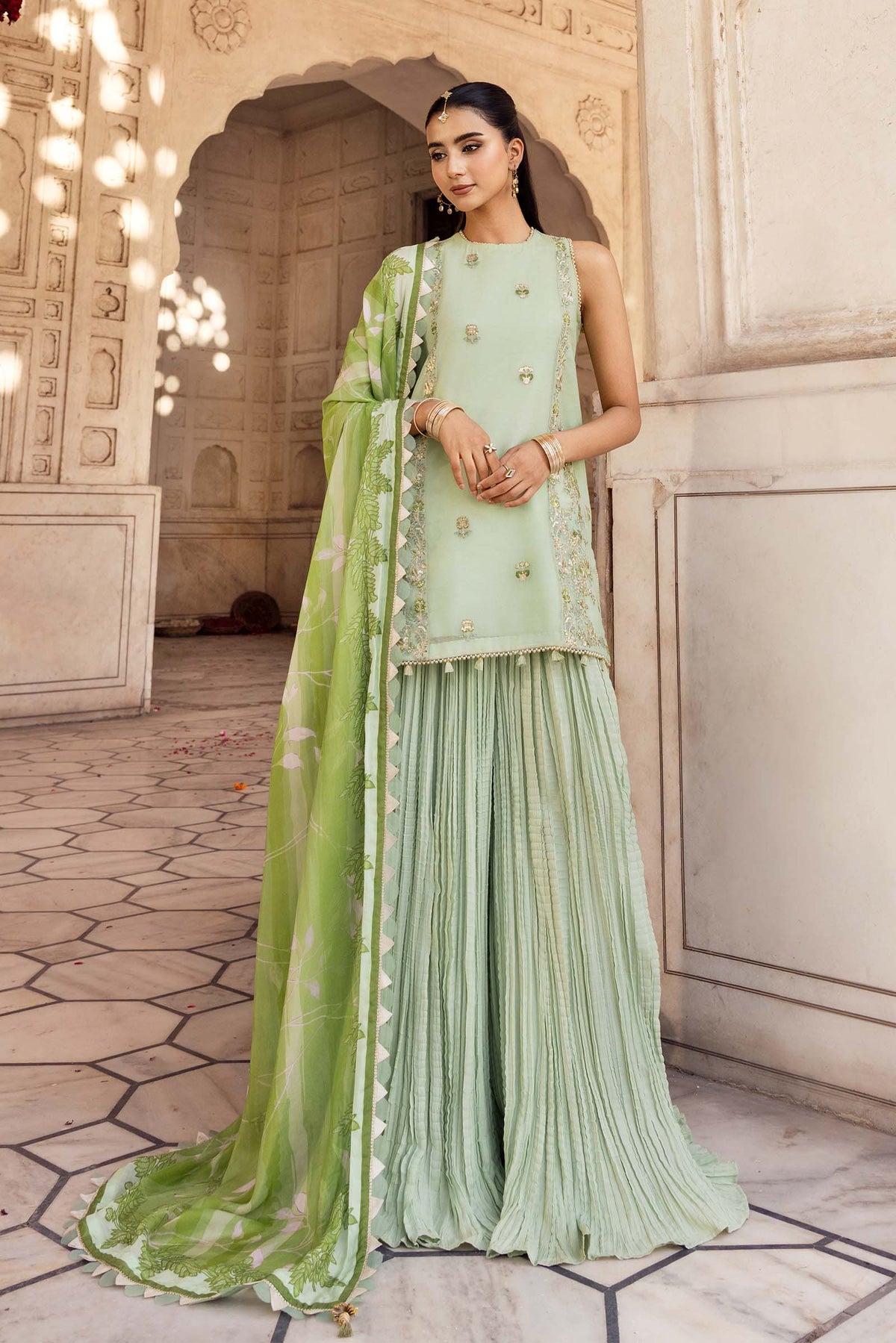 Maria B | Festive 25 | MB-FUS25-801 by Maria B - Designer Dress  - Type : Ladies Clothes - Available at Libayah - 100% Original 