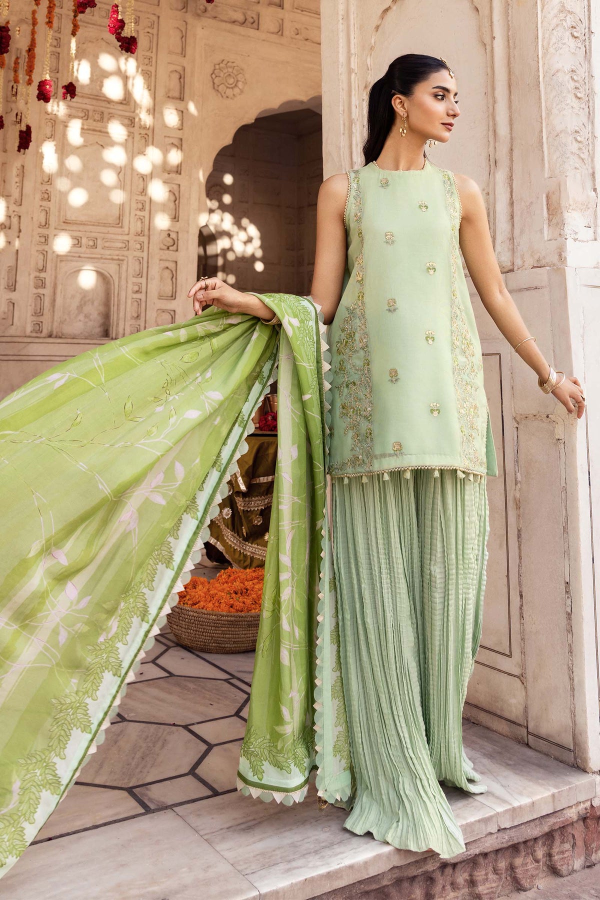 Maria B | Festive 25 | MB-FUS25-801 by Maria B - Designer Dress  - Type : Ladies Clothes - Available at Libayah - 100% Original 