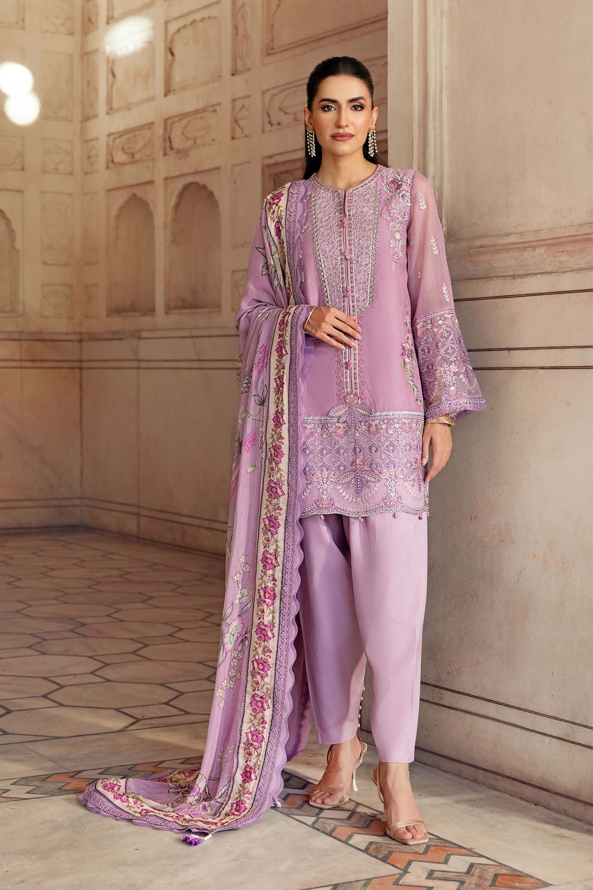Maria B | Festive 25 | MB-FUS25-802 by Maria B - Designer Dress  - Type : Ladies Clothes - Available at Libayah - 100% Original 