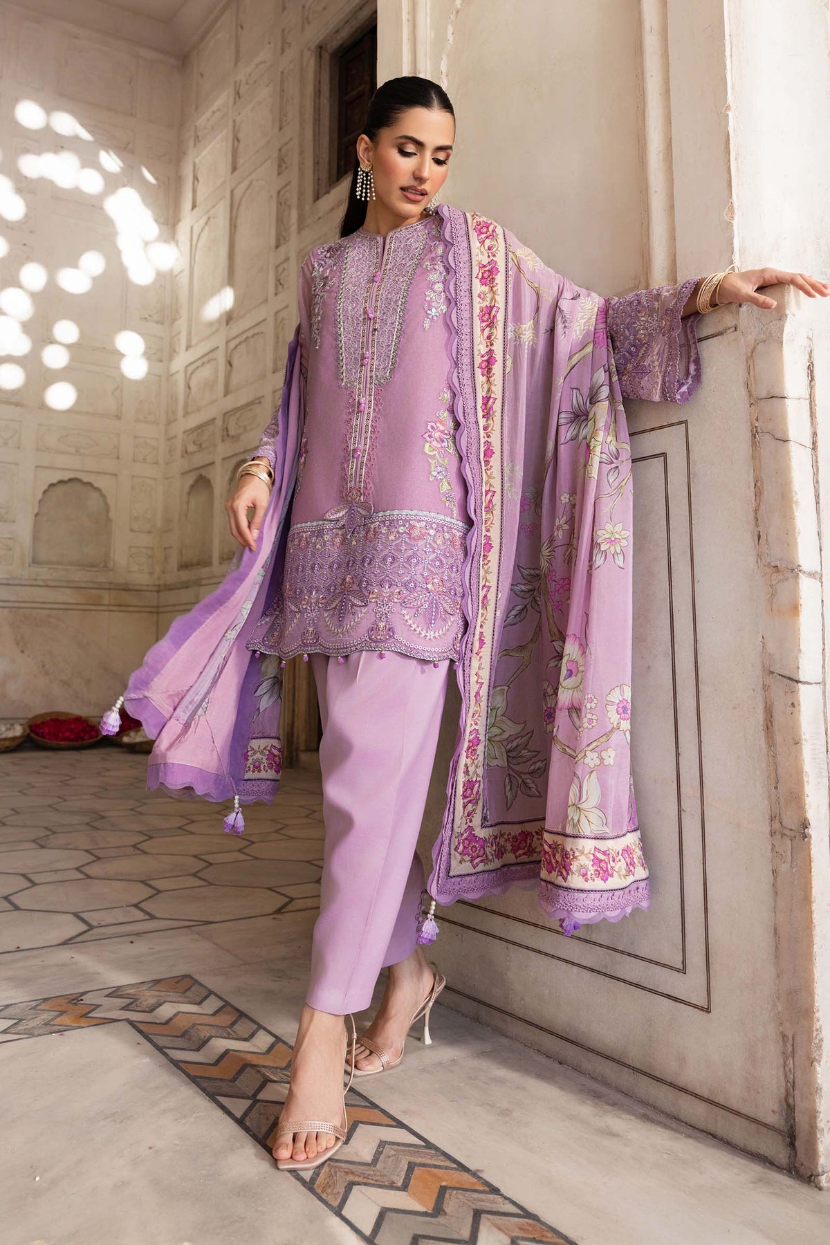 Maria B | Festive 25 | MB-FUS25-802 by Maria B - Designer Dress  - Type : Ladies Clothes - Available at Libayah - 100% Original 