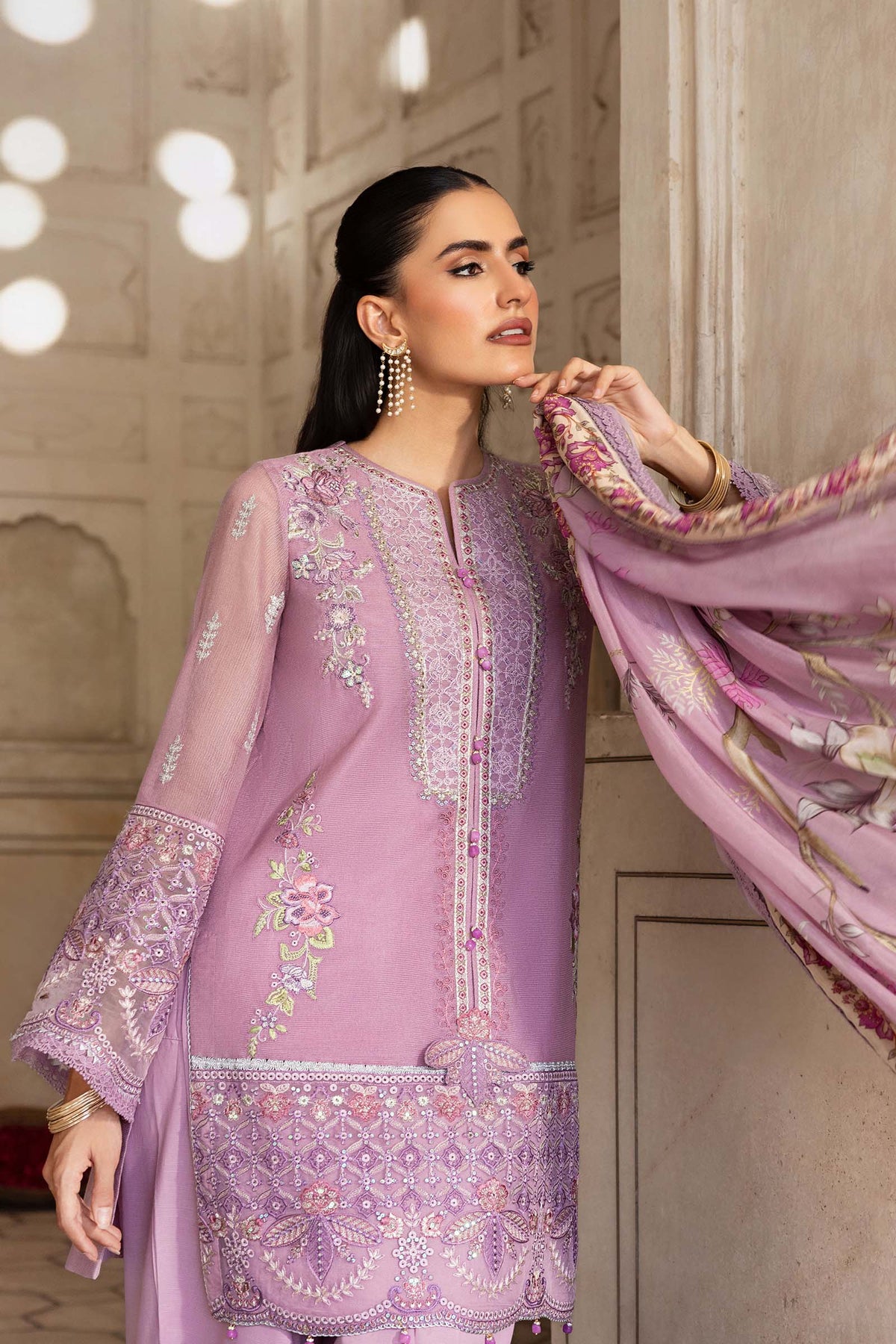 Maria B | Festive 25 | MB-FUS25-802 by Maria B - Designer Dress  - Type : Ladies Clothes - Available at Libayah - 100% Original 
