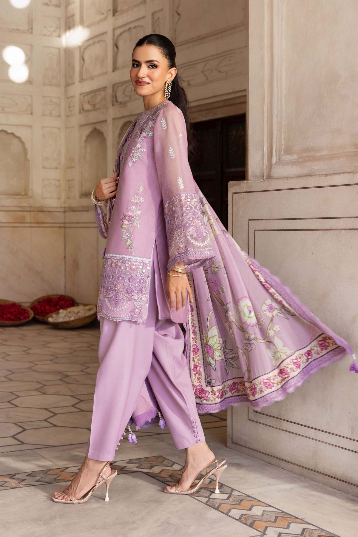 Maria B | Festive 25 | MB-FUS25-802 by Maria B - Designer Dress  - Type : Ladies Clothes - Available at Libayah - 100% Original 