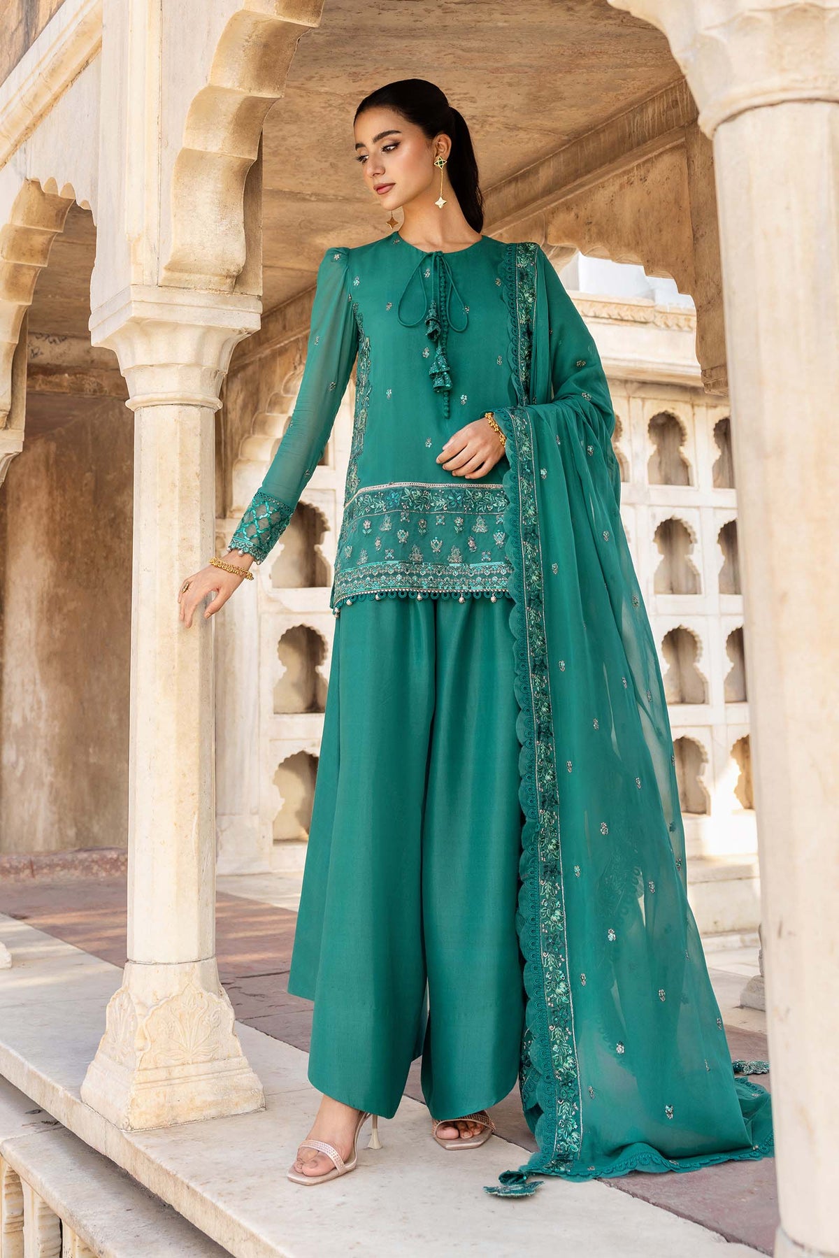 Maria B | Festive 25 | MB-FUS25-803 by Maria B - Designer Dress  - Type : Ladies Clothes - Available at Libayah - 100% Original 