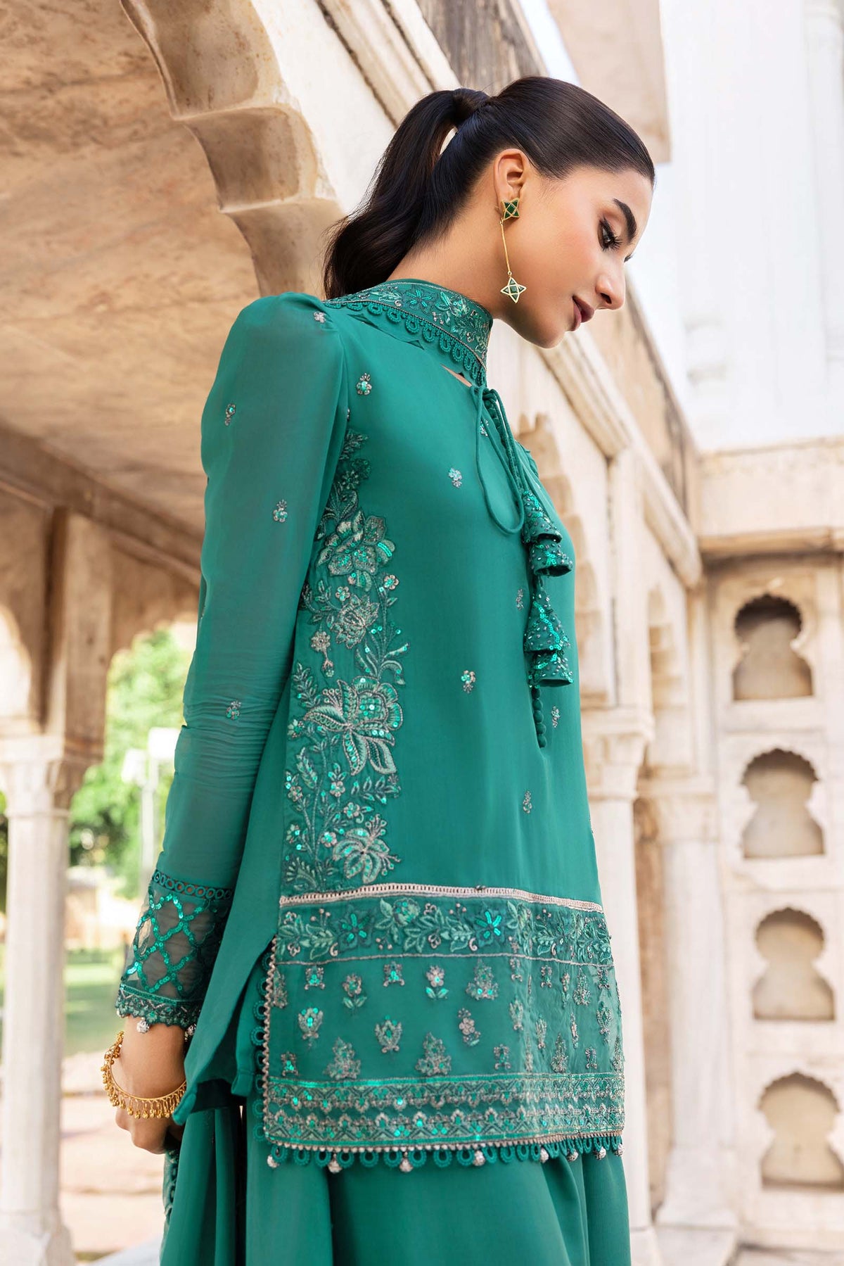 Maria B | Festive 25 | MB-FUS25-803 by Maria B - Designer Dress  - Type : Ladies Clothes - Available at Libayah - 100% Original 