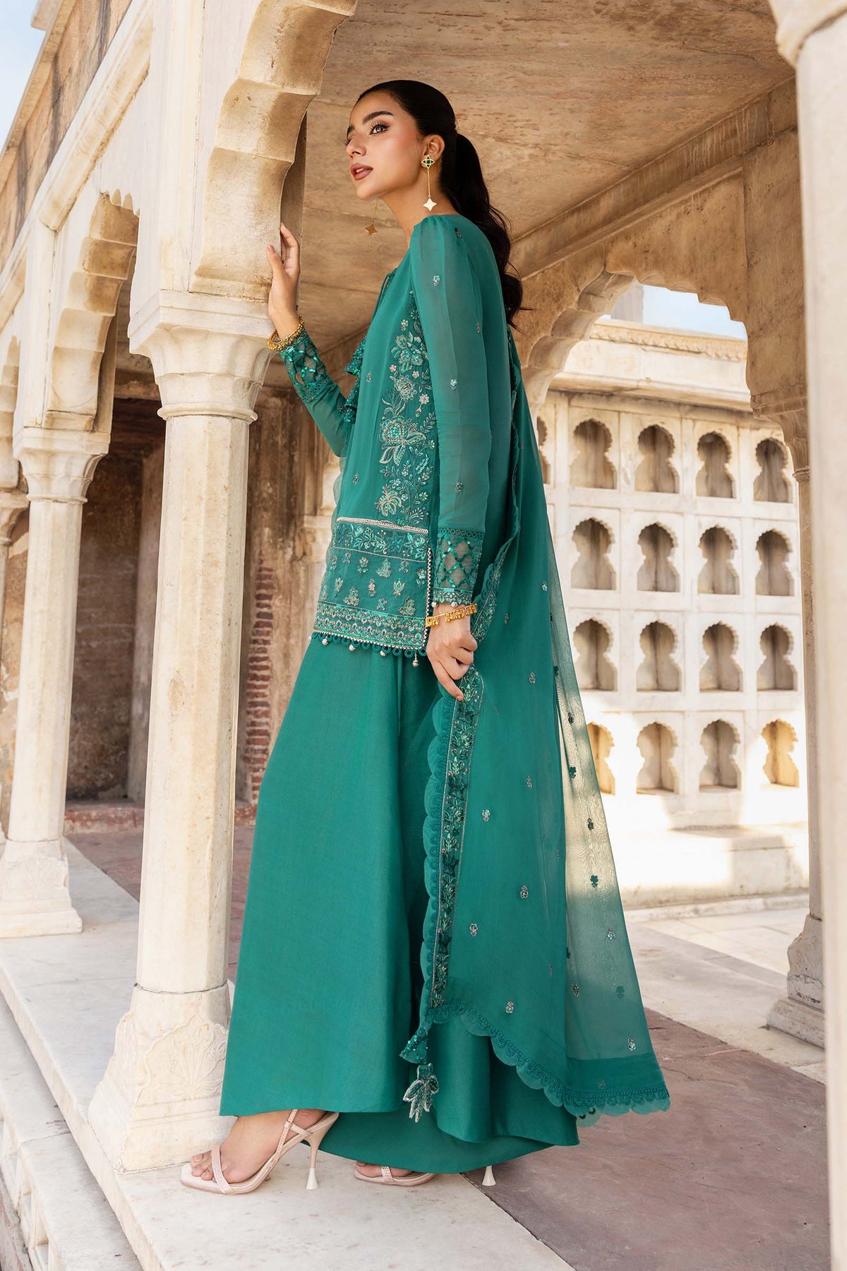 Maria B | Festive 25 | MB-FUS25-803 by Maria B - Designer Dress  - Type : Ladies Clothes - Available at Libayah - 100% Original 
