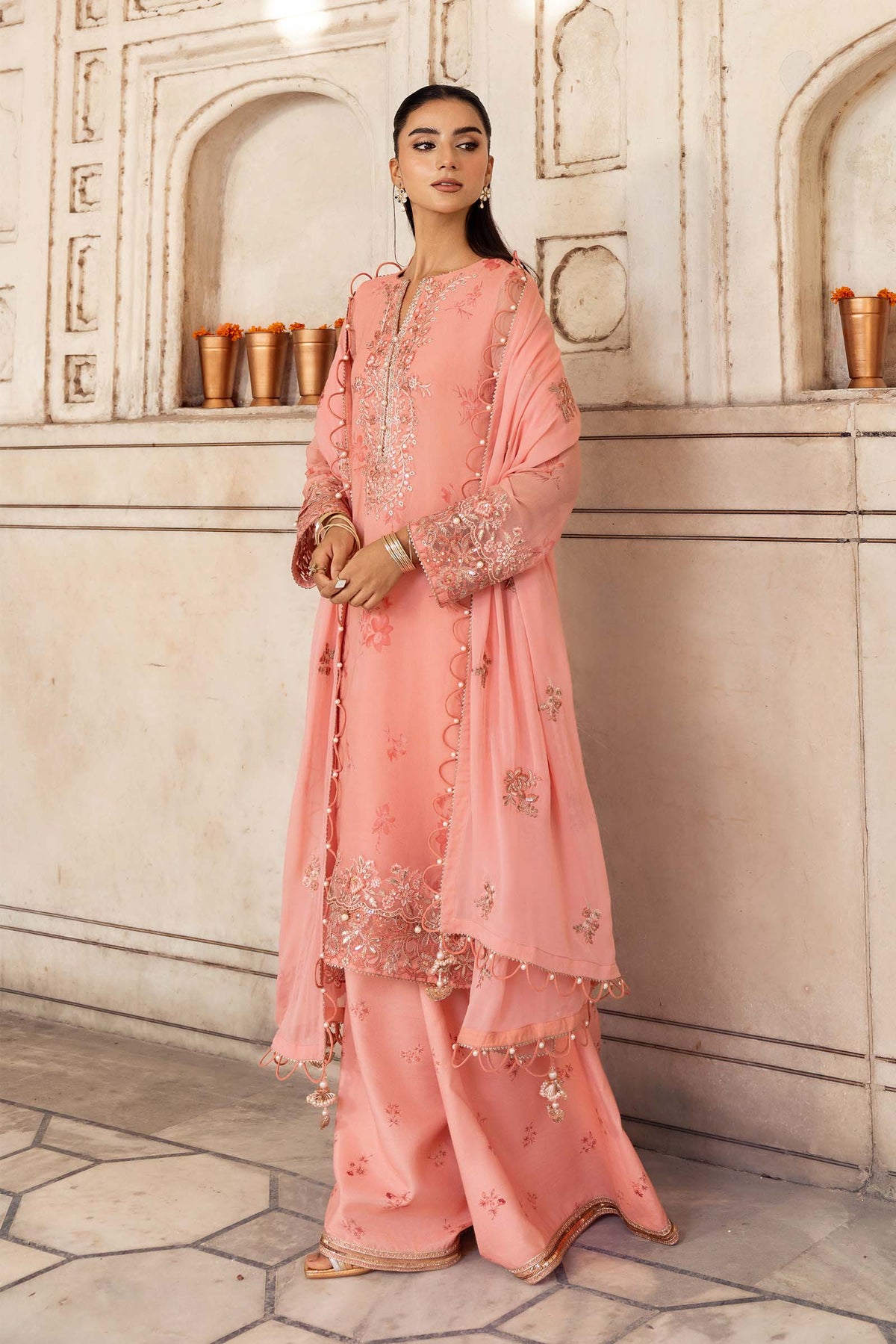 Maria B | Festive 25 | MB-FUS25-807 by Maria B - Designer Dress  - Type : Ladies Clothes - Available at Libayah - 100% Original 