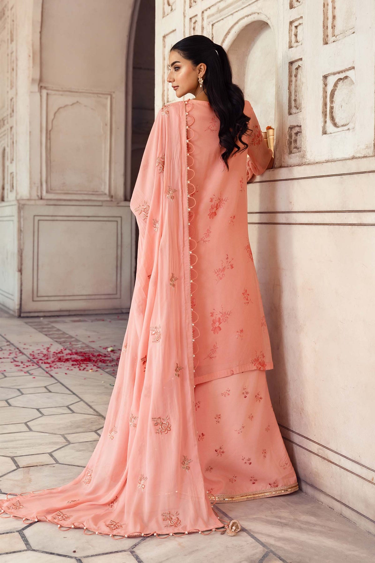 Maria B | Festive 25 | MB-FUS25-807 by Maria B - Designer Dress  - Type : Ladies Clothes - Available at Libayah - 100% Original 