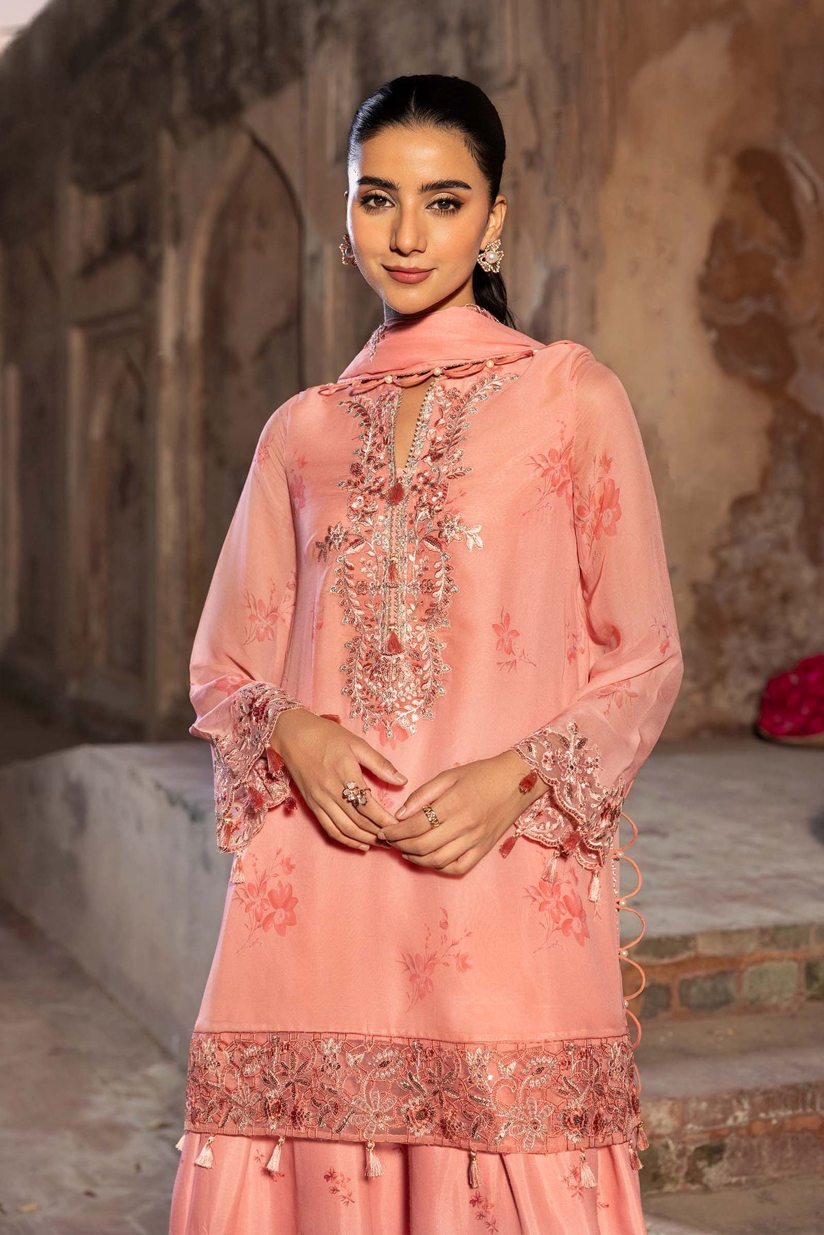 Maria B | Festive 25 | MB-FUS25-807 by Maria B - Designer Dress  - Type : Ladies Clothes - Available at Libayah - 100% Original 