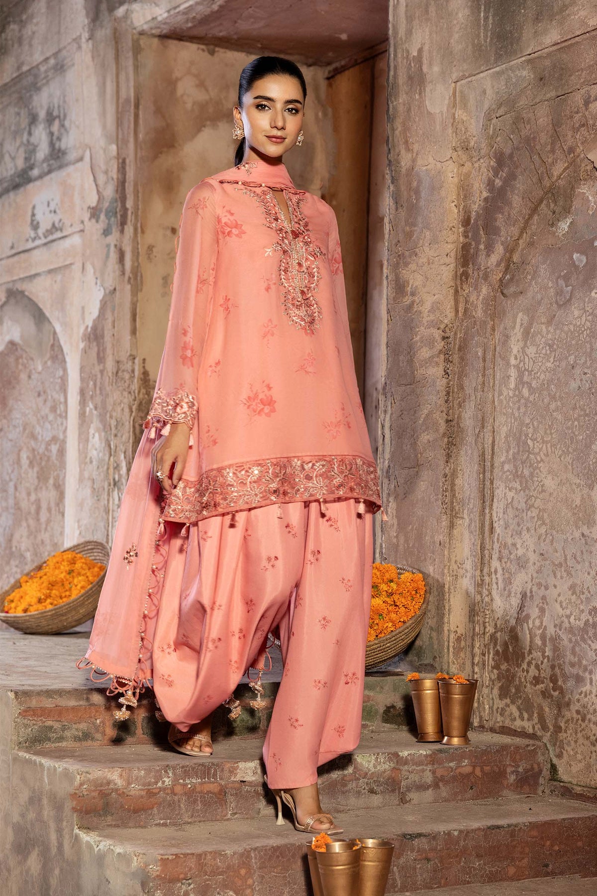Maria B | Festive 25 | MB-FUS25-807 by Maria B - Designer Dress  - Type : Ladies Clothes - Available at Libayah - 100% Original 
