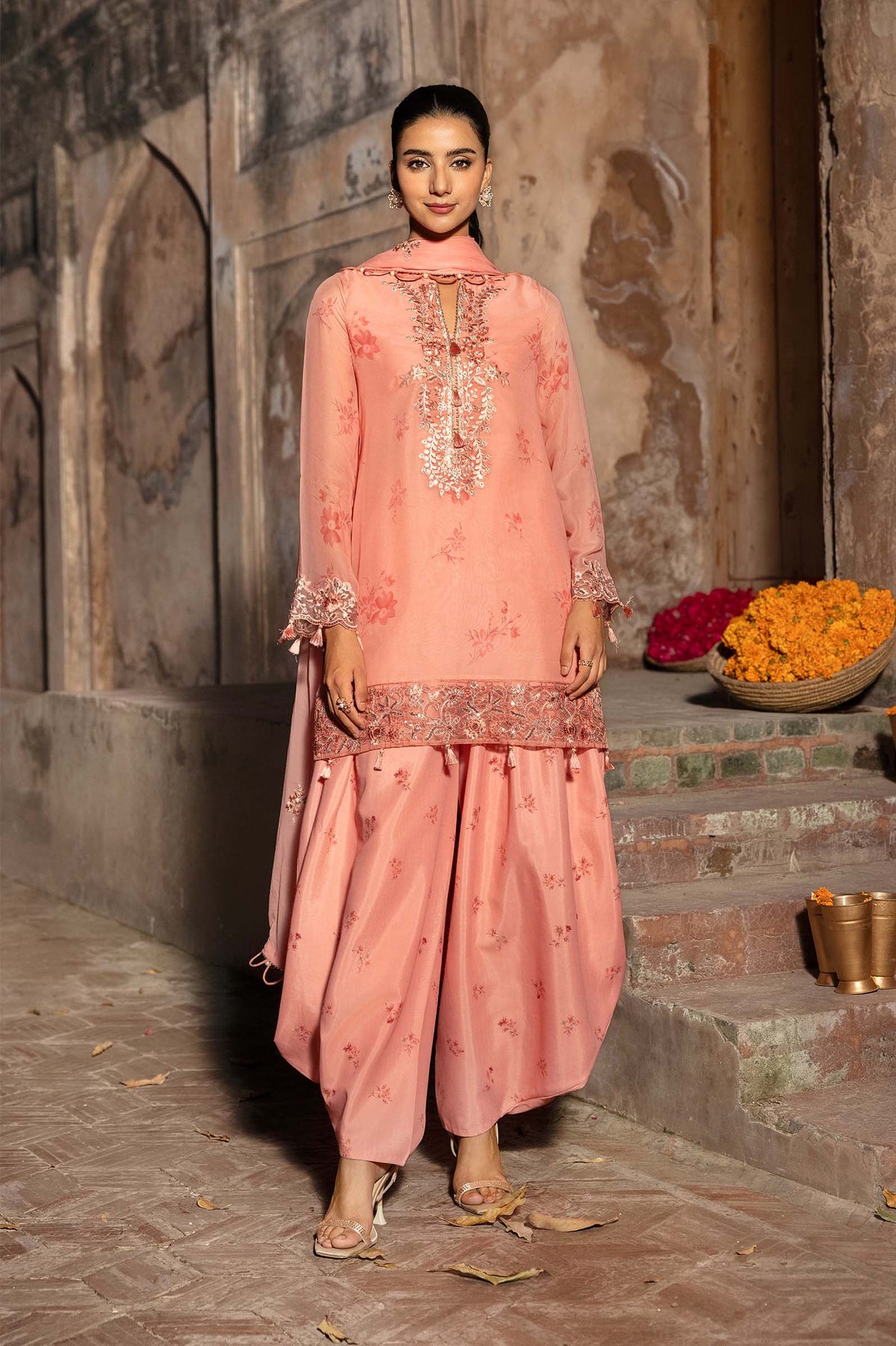 Maria B | Festive 25 | MB-FUS25-807 by Maria B - Designer Dress  - Type : Ladies Clothes - Available at Libayah - 100% Original 