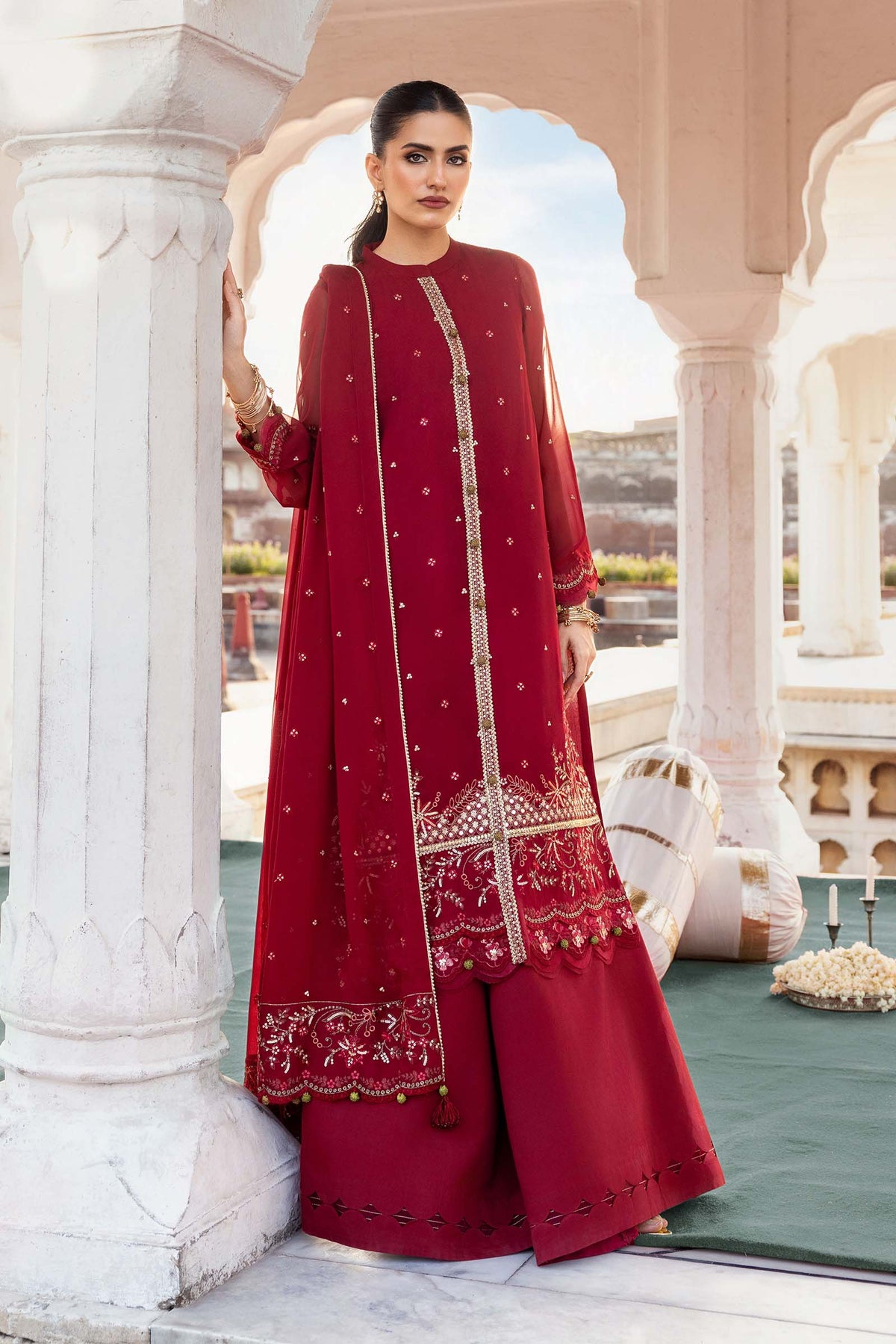Maria B | Festive 25 | MB-FUS25-808 by Maria B - Designer Dress  - Type : Ladies Clothes - Available at Libayah - 100% Original 