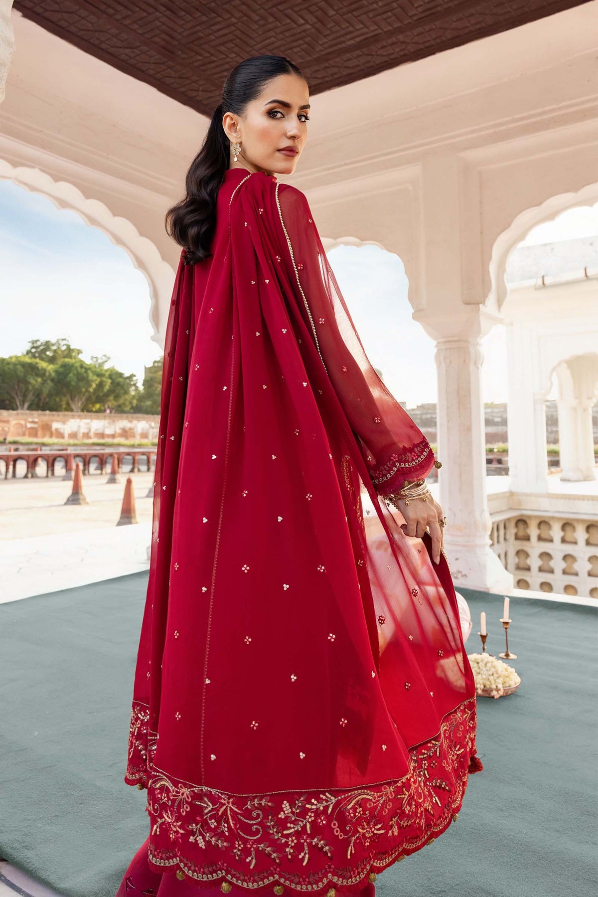 Maria B | Festive 25 | MB-FUS25-808 by Maria B - Designer Dress  - Type : Ladies Clothes - Available at Libayah - 100% Original 