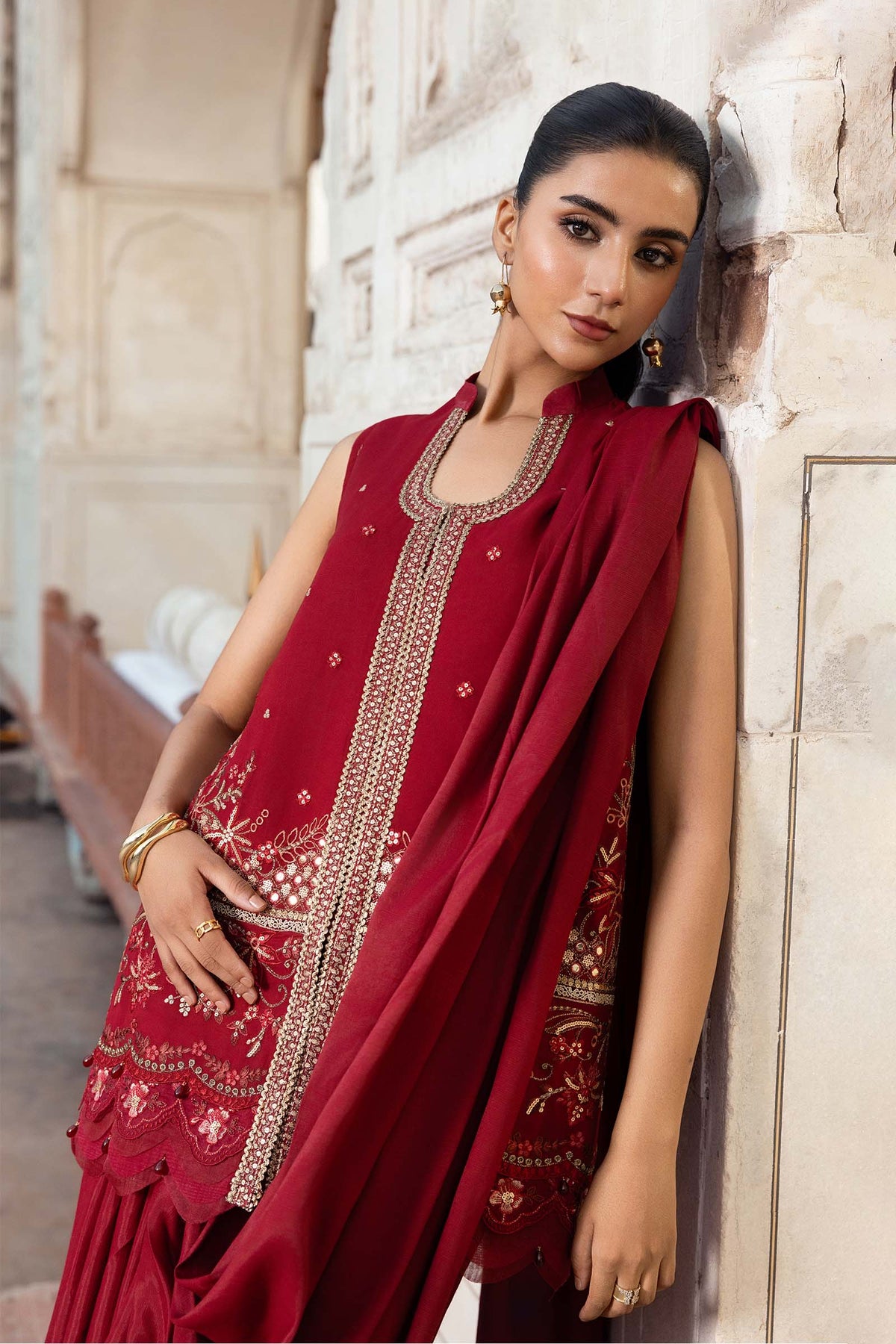 Maria B | Festive 25 | MB-FUS25-808 by Maria B - Designer Dress  - Type : Ladies Clothes - Available at Libayah - 100% Original 