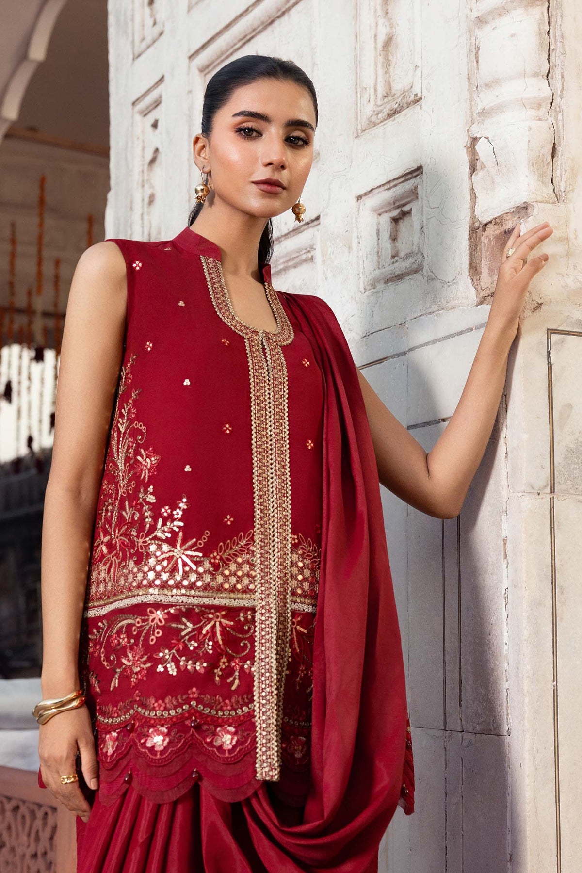 Maria B | Festive 25 | MB-FUS25-808 by Maria B - Designer Dress  - Type : Ladies Clothes - Available at Libayah - 100% Original 