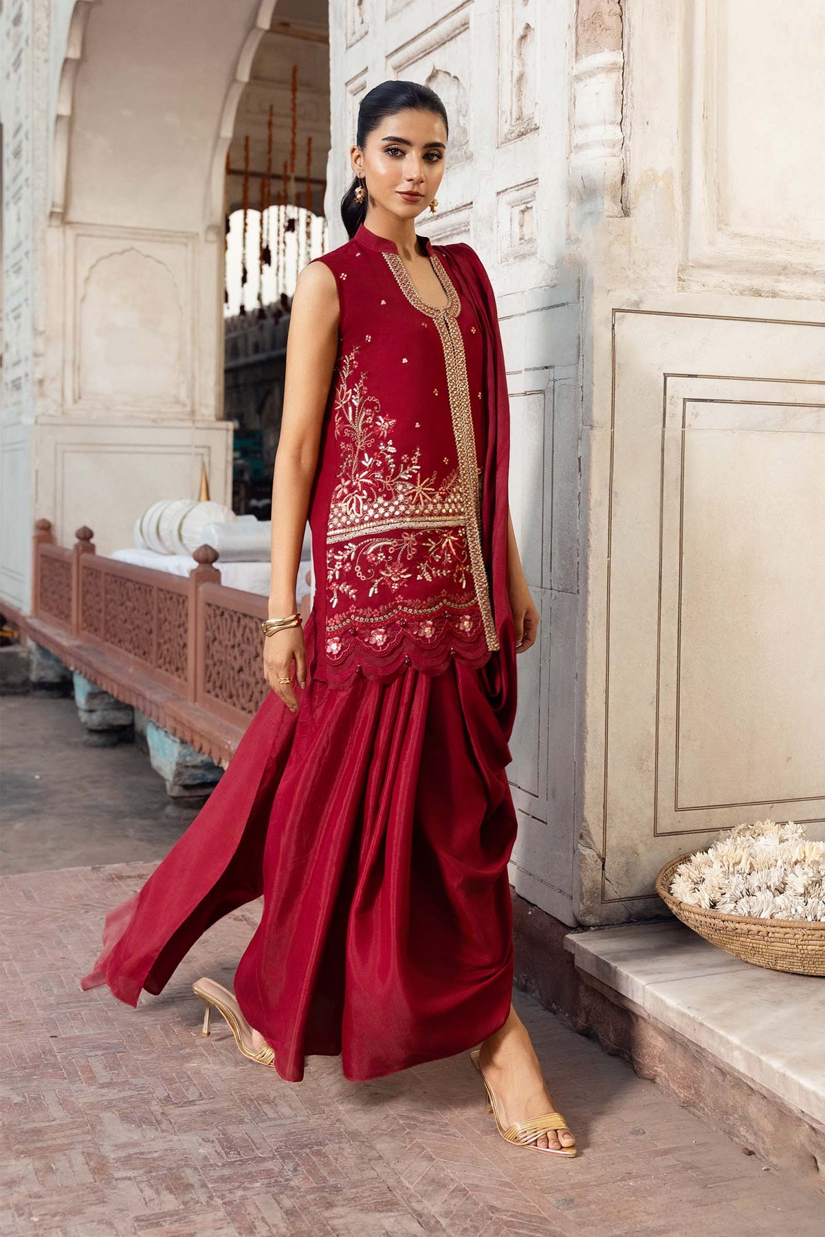 Maria B | Festive 25 | MB-FUS25-808 by Maria B - Designer Dress  - Type : Ladies Clothes - Available at Libayah - 100% Original 