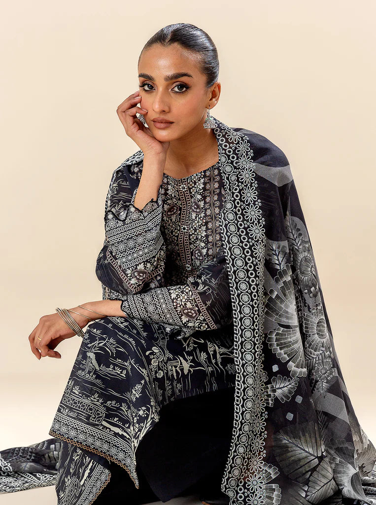 Morbagh | Lawn Collection 24 | EBONY STREAMS by Morbagh - Designer Dress - Type: Ladies Clothes - Available at Libayah - 100% Original