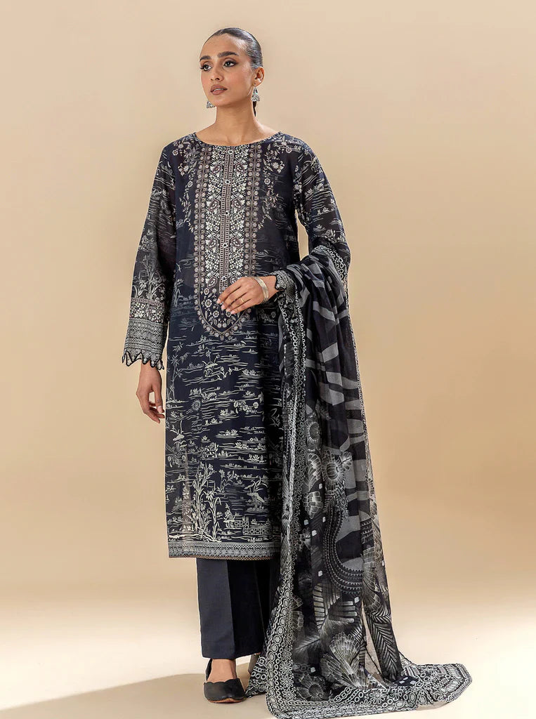 Morbagh | Lawn Collection 24 | EBONY STREAMS by Morbagh - Designer Dress - Type: Ladies Clothes - Available at Libayah - 100% Original