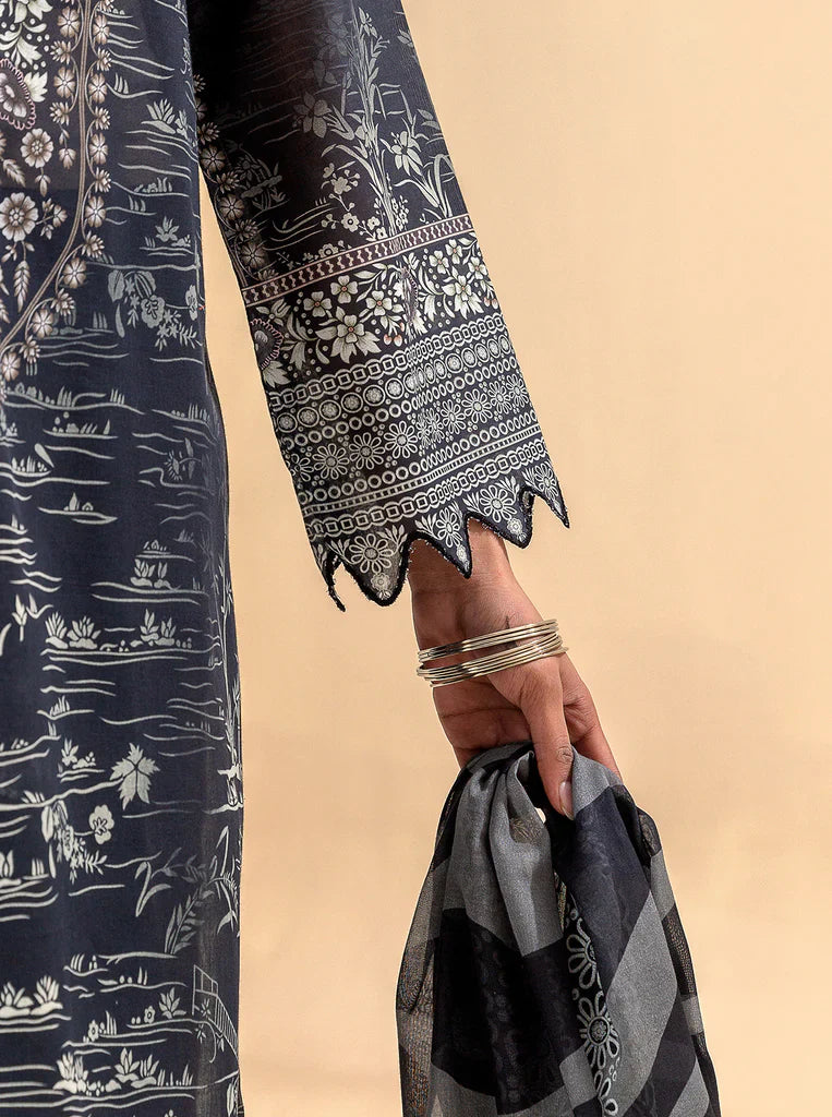 Morbagh | Lawn Collection 24 | EBONY STREAMS by Morbagh - Designer Dress - Type: Ladies Clothes - Available at Libayah - 100% Original