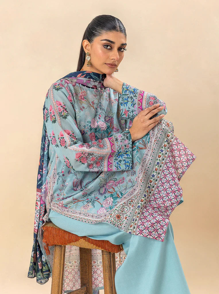 Morbagh | Lawn Collection 24 | SOUL BLUE by Morbagh - Designer Dress - Type: Ladies Clothes - Available at Libayah - 100% Original