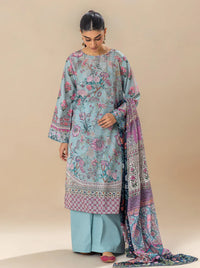 Morbagh | Lawn Collection 24 | SOUL BLUE by Morbagh - Designer Dress - Type: Ladies Clothes - Available at Libayah - 100% Original