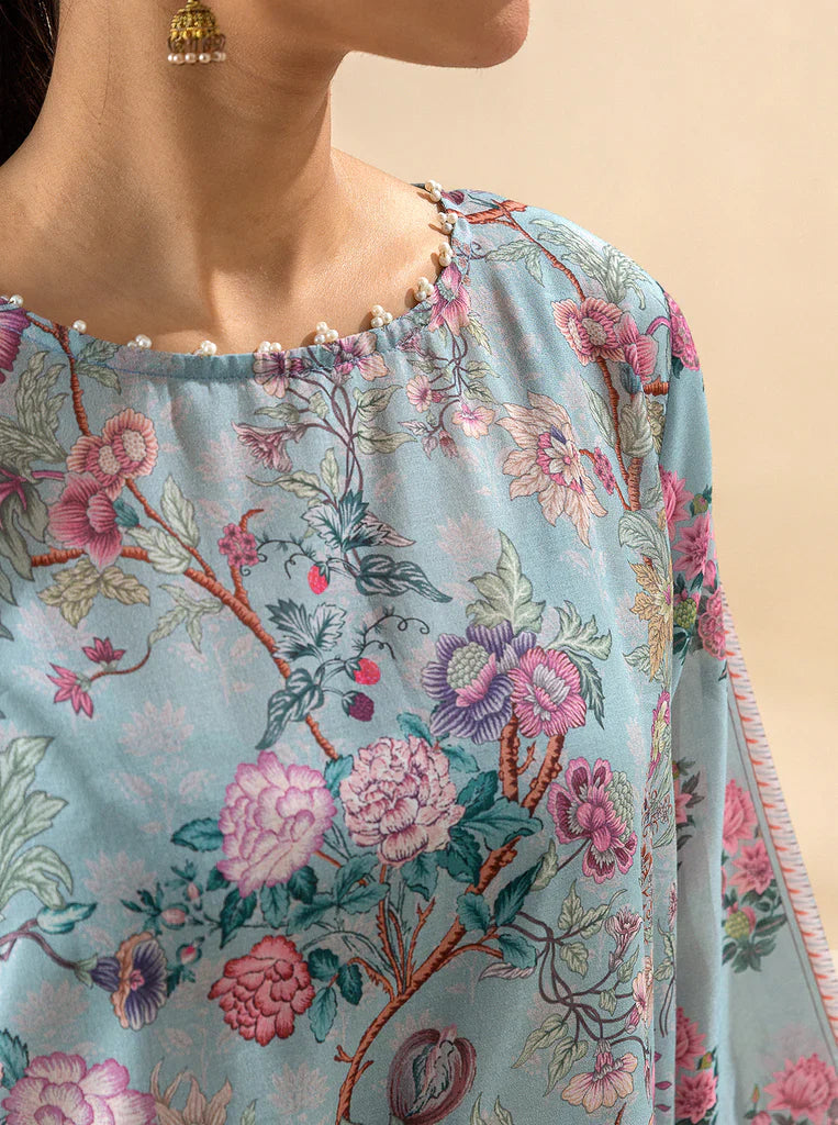 Morbagh | Lawn Collection 24 | SOUL BLUE by Morbagh - Designer Dress - Type: Ladies Clothes - Available at Libayah - 100% Original