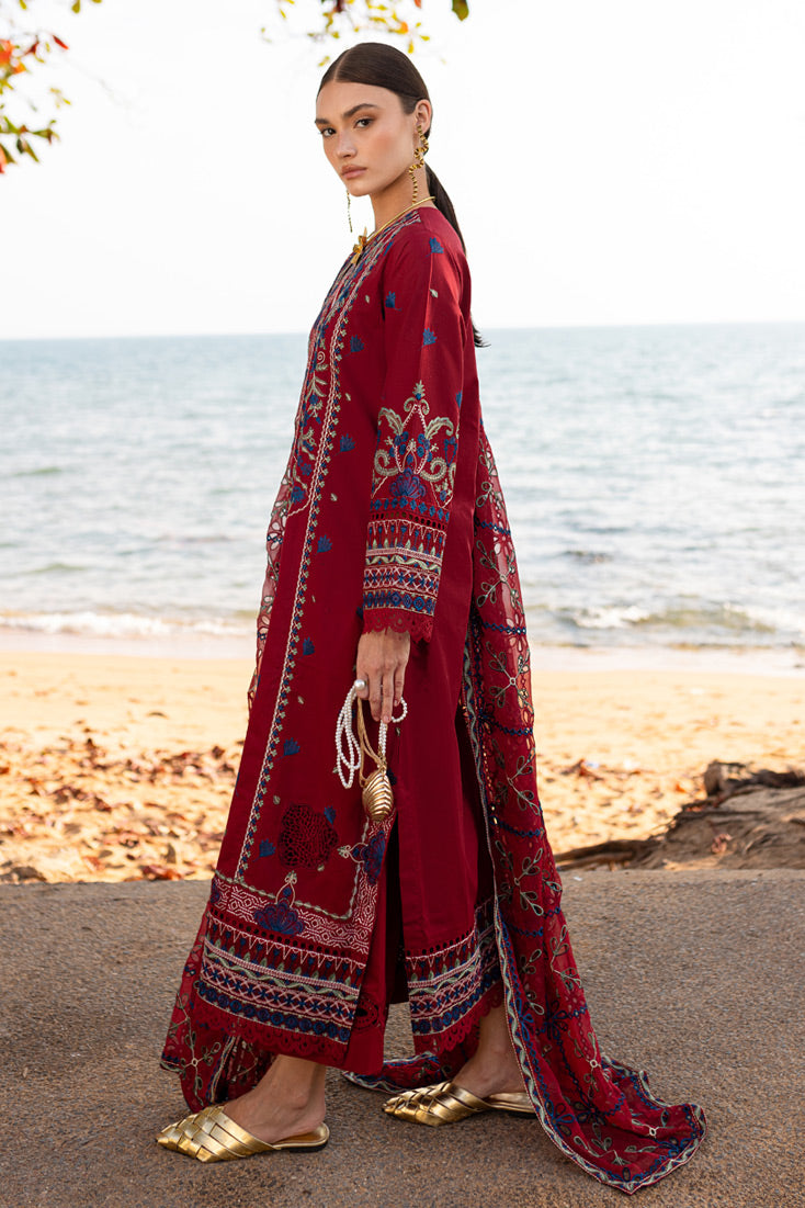 Marjjan | Fasana Lawn | MBL-07 A by Marjjan - Designer Dress - Type: Ladies Clothes - Available at Libayah - 100% Original