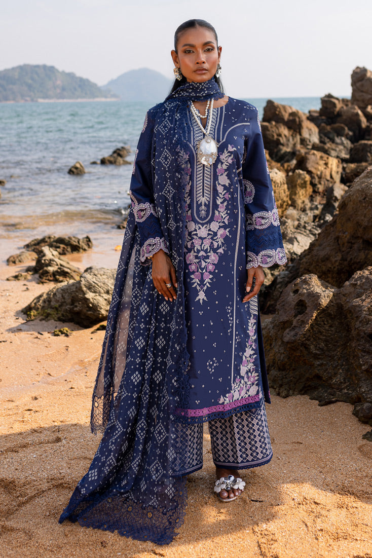 Marjjan | Fasana Lawn | MBL-09 B by Marjjan - Designer Dress - Type: Ladies Clothes - Available at Libayah - 100% Original