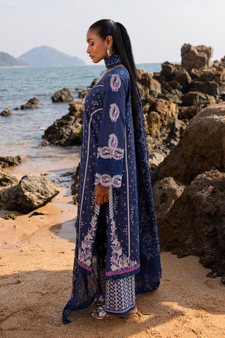 Marjjan | Fasana Lawn | MBL-09 B by Marjjan - Designer Dress - Type: Ladies Clothes - Available at Libayah - 100% Original