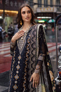 Marjjan | Carnation Lawn | MBL-14 A (BLACK) by Marjjan - Designer Dress - Type: Ladies Clothes - Available at Libayah - 100% Original