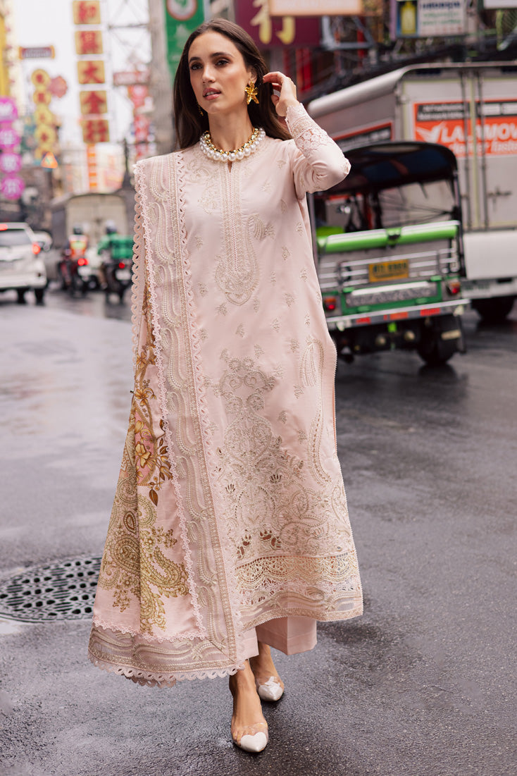 Marjjan | Carnation Lawn | MBL-15 A (PINK) by Marjjan - Designer Dress - Type: Ladies Clothes - Available at Libayah - 100% Original