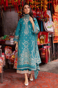 Marjjan | Carnation Lawn | MBL-15 B (LIGHT ZINC) by Marjjan - Designer Dress - Type: Ladies Clothes - Available at Libayah - 100% Original