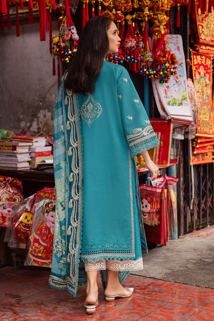 Marjjan | Carnation Lawn | MBL-15 B (LIGHT ZINC) by Marjjan - Designer Dress - Type: Ladies Clothes - Available at Libayah - 100% Original