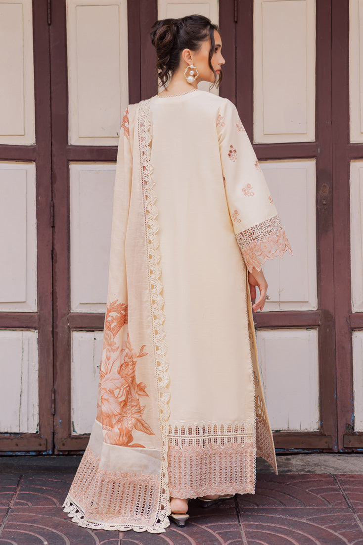 Marjjan | Carnation Lawn | MBL-16 A (ALMOND SKIN) by Marjjan - Designer Dress - Type: Ladies Clothes - Available at Libayah - 100% Original
