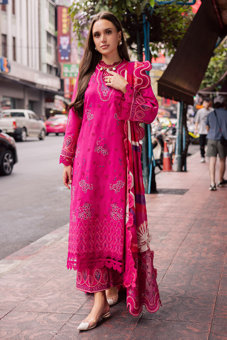 Marjjan | Carnation Lawn | MBL-17 B (HOT PINK) by Marjjan - Designer Dress - Type: Ladies Clothes - Available at Libayah - 100% Original