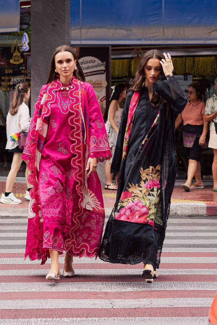 Marjjan | Carnation Lawn | MBL-17 B (HOT PINK) by Marjjan - Designer Dress - Type: Ladies Clothes - Available at Libayah - 100% Original