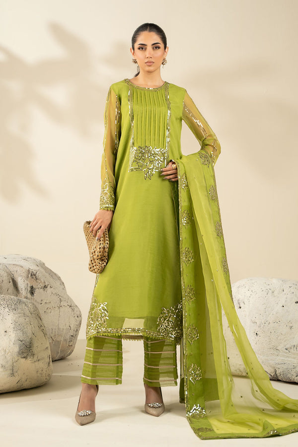 Maria B | Pre fall Dresses | MBS-W25-10 G by Maria B - Designer Dress  - Type : Ladies Clothes - Available at Libayah - 100% Original 