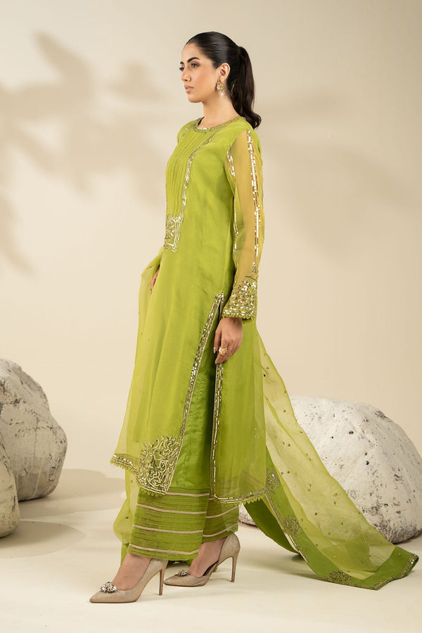 Maria B | Pre fall Dresses | MBS-W25-10 G by Maria B - Designer Dress  - Type : Ladies Clothes - Available at Libayah - 100% Original 