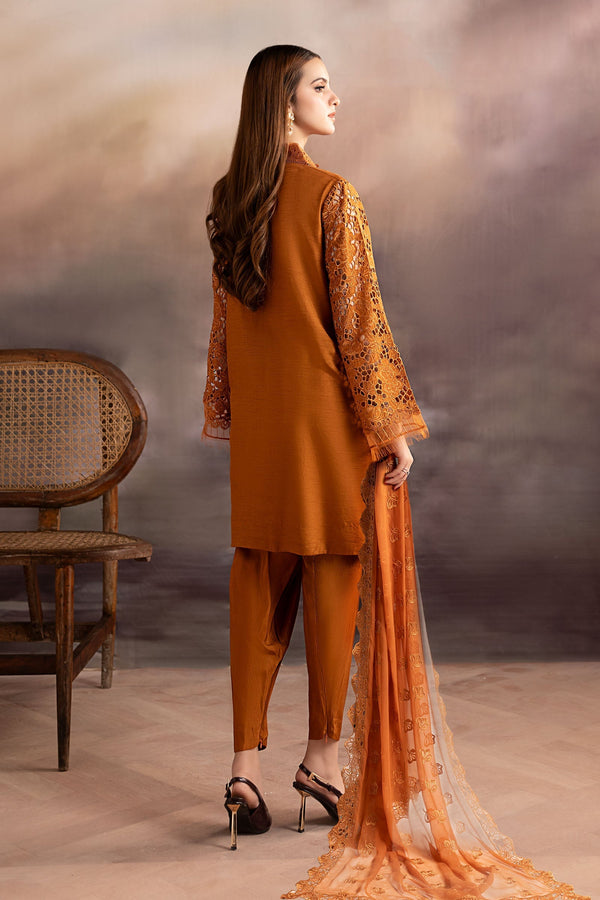 Maria B | Pre fall Dresses | MBS-W25-17 RU by Maria B - Designer Dress  - Type : Ladies Clothes - Available at Libayah - 100% Original 