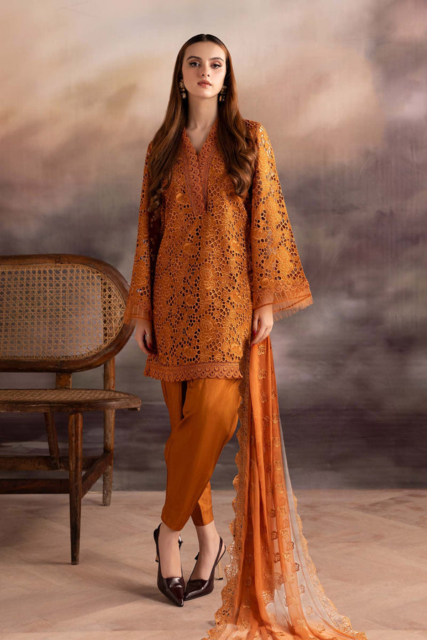 Maria B | Pre fall Dresses | MBS-W25-17 RU by Maria B - Designer Dress  - Type : Ladies Clothes - Available at Libayah - 100% Original 